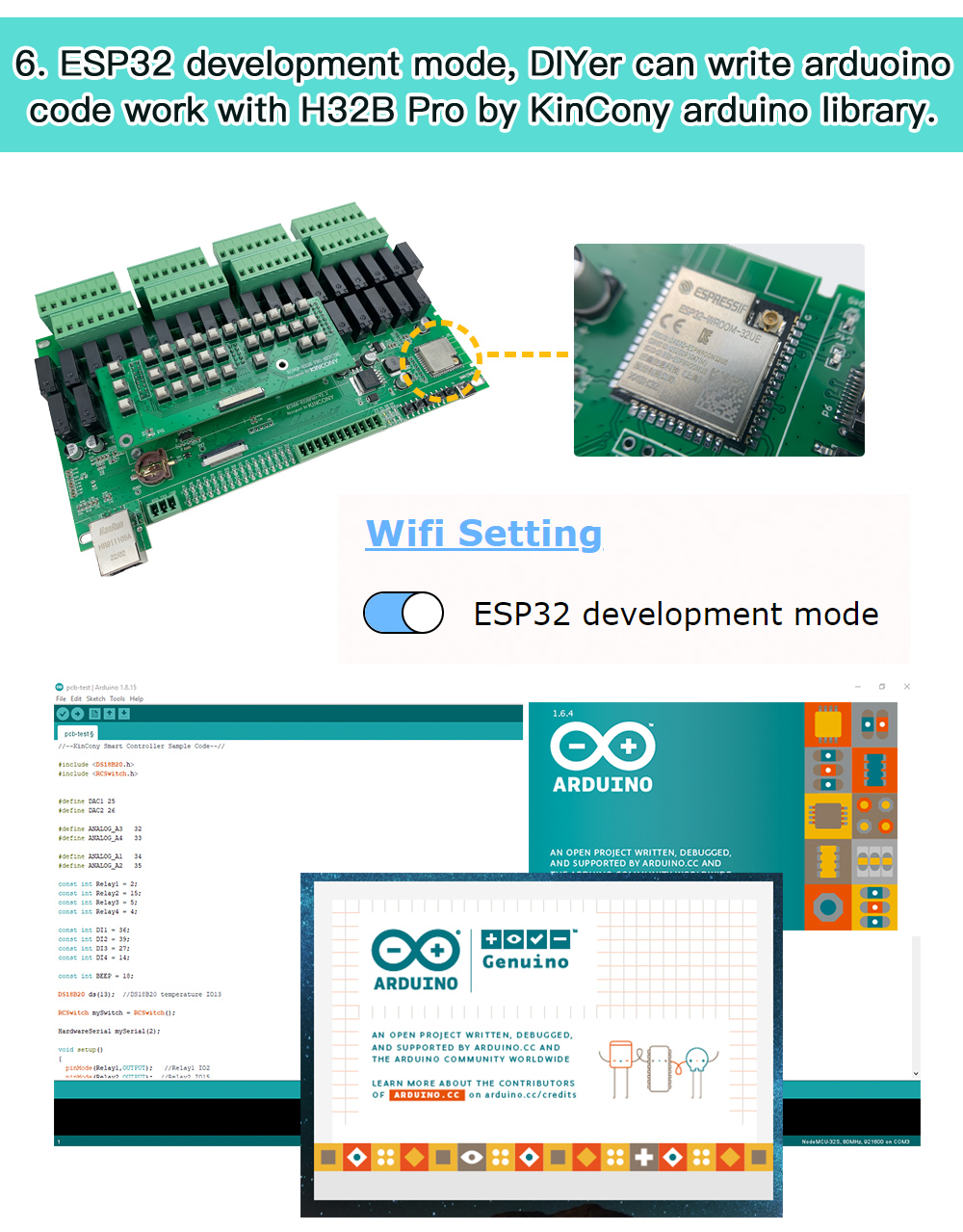 32 channel ethernet relay module