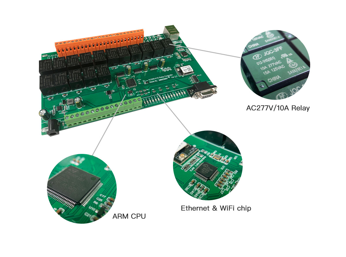 kc868-h16b ethernet wifi relay