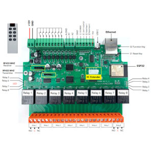 esp32 relay board ethernet